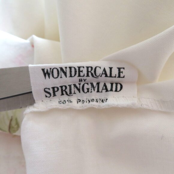 Vintage Springmaid Standard Pillowcase 1 Floral Edge Design Made in USA - Picture 4 of 8